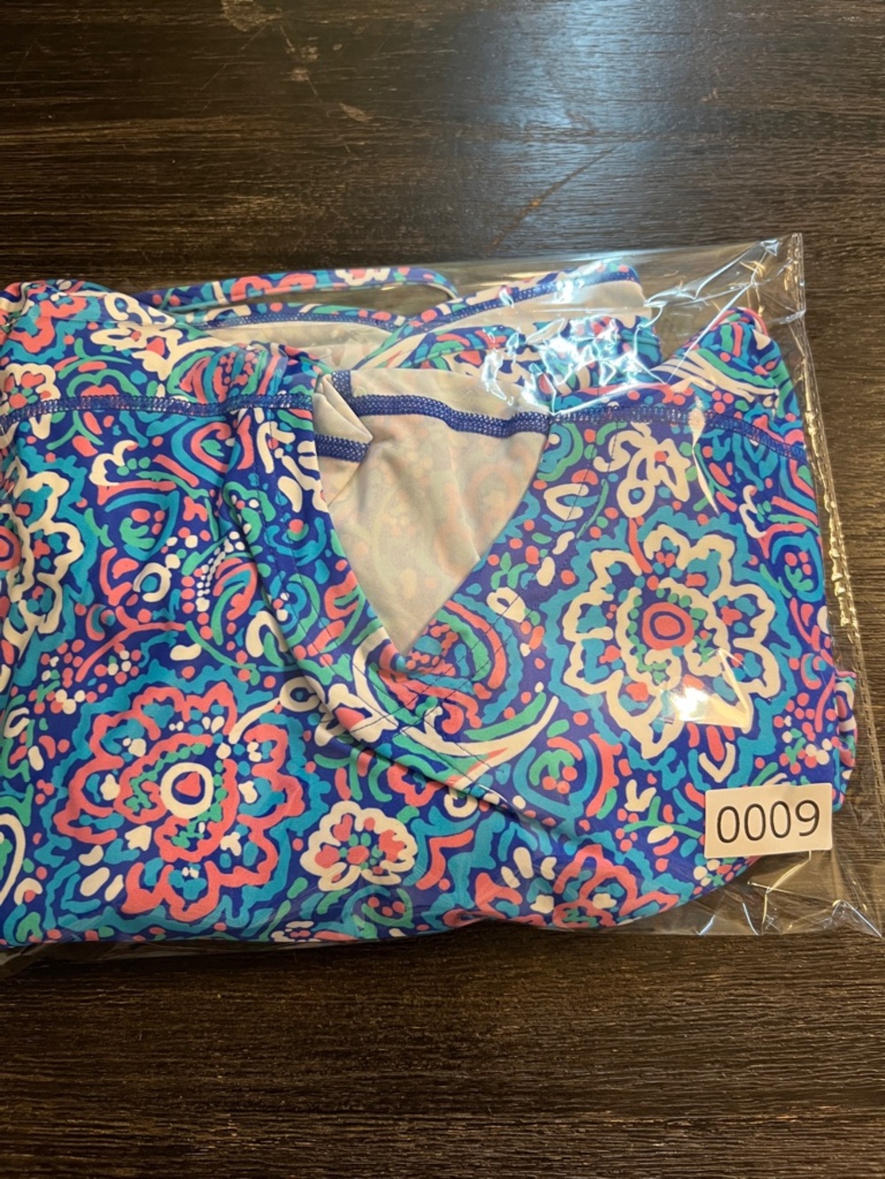Coolibar Bright Blue and Pink Paisley Swim Cover-Up Dress SPF - Picture 10 of 10
